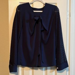 Women’s navy color dress blouse